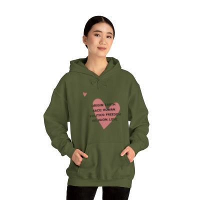 Hoodie Sweatshirt-Army Green